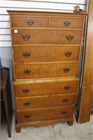 TIGER MAPLECHEST OF DRAWERS-