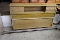 DOUBLE BOOKCASE BED