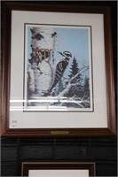 VIC GIBBONS " HAIRY WOODPECKER" NUMBRED SIGNED