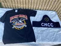 CMCC badge & patriotic T-Shirt