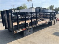 23ft x 8ft Flatbed w/ Metal Stake Sides