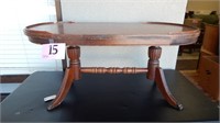 DUNCAN PHYFE TRAY TOP COFFEE TABLE  36 X 17 X 20