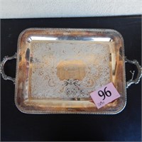 PERSONALIZED SILVER TRAY 1966 23" X 15"