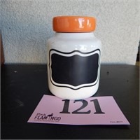 CHALKBOARD CANISTER 5"