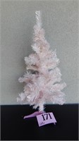PINK CHRISTMAS TREE 26" (MISSING A FOOT)