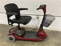 Invacare Lynx L-3 Three Wheeled Red Scooter