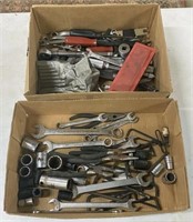 Group of Tools, Wrenches, Sockets, Craftsman, Etc.