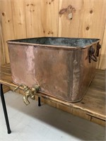 Large Copper Maple Syrup Boiler