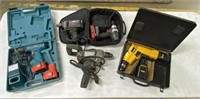 Group of Electric and Cordless Drills