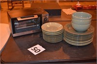TOASTER OVEN-PLATES-BOWLS