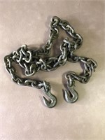 7' chain,  with 5/16 "slip hook