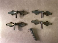 Antique hinges and spike