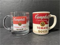 Pair of vintage Campbell’s soup mugs