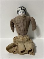 Antique China head sawdust doll