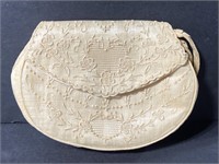 Small vintage embroidered handbag