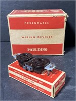 Box of 10 vintage bakelite wiring devices