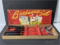 Vintage 5-piece barbecue set