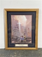 Framed 9/11 picture