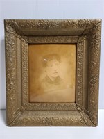 1890 frame with victorian lady portrait