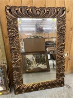 ORNATE BEVELED MIRROR