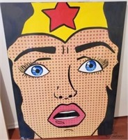 Pop art Wonder Woman Canvas