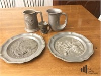 Assorted Pewter Pieces
