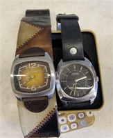 2 MENS FOSSIL WATCHES