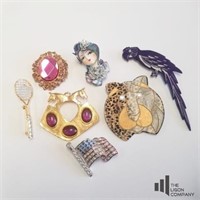 Unique Collection of Brooches (7)