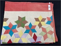 73”x95” vintage star quilt topper.