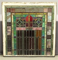 19th c. Stained Glass Window