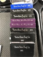 Lot of assorted United States Proof Sets.