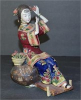 Chinese Shiwan Pottery Figure, Signed Lin Weidong