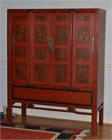 Antique Chinese Lacquered Cabinet