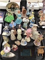 2. Trays of lady figurines.