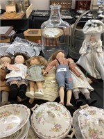 Lot of 7 misc. dolls, Suzanne Gibson, Effanbee.