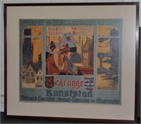 Brugge Kunstsrand  Framed Poster