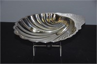 Intl. Silver Footed Silver Plated Shell Bowl