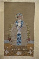 Chinese Hand Painted Scroll - Ancestry Portrait
