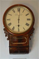 Frodsham Regency Mahogany Drop-Dial Wall Clock