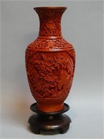 Chinese Cinnabar Vase