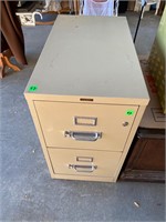 fire-rated two drawer safe/file cabinet ,no key