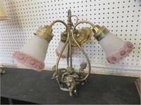VINTAGE FRENCH STYLE FIGURAL CHANDELIER