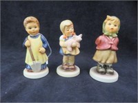 3PC HUMMEL FIGURINES 4"T