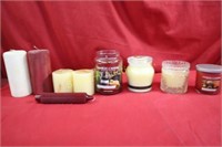Candles: 9pc lot (Yankee, Salt City & Others)