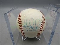 Cleveland Indians Baseball with Signatures