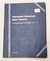 Partial Set of 33 Franklin Halves