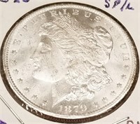 1879 Silver Dollar BU Semi P/L