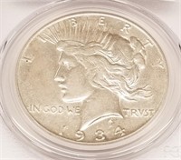 1934-S Silver Dollar PCGS XF-45