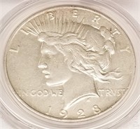 1928 Silver Dollar PCGS XF-Detail