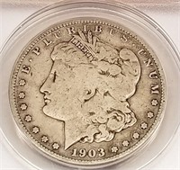 1903-S Silver Dollar ANACS VG-8